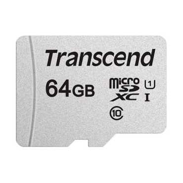 Карта памяти Transcend MicroSD 300S 64GB, Adapter, UHS-I TS64GUSD300S-A
