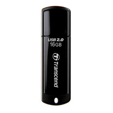 USB накопитель Transcend JetFlash 350 16GB, USB 2.0, Black TS16GJF350