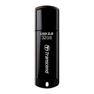 USB накопитель Transcend JetFlash 350 32GB, USB 2.0, Black TS32GJF350