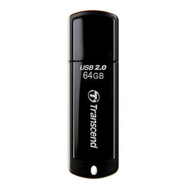 USB накопитель Transcend JetFlash 350 64GB, USB 2.0, Black TS64GJF350