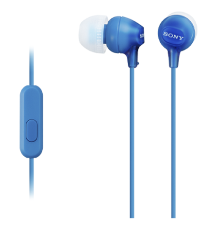 Наушники-вкладыши Sony MDR-EX14AP, цвет синий