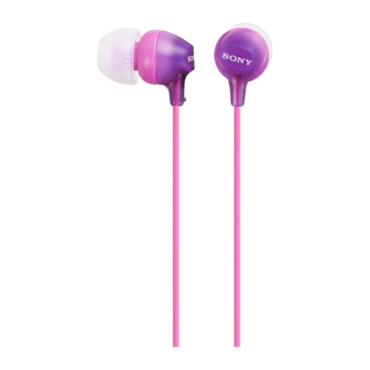 Наушники-вкладыши Sony MDR-EX15AP, цвет фиолетовый