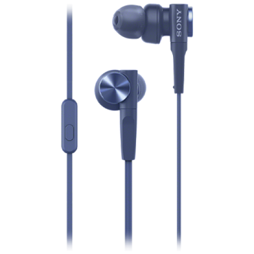 Наушники-вкладыши Sony MDR-XB55AP, цвет синий