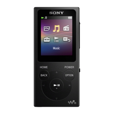 Цифровой музыкальный плеер Walkman®, Sony NW-E393 черный