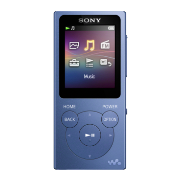 Цифровой музыкальный плеер Walkman®, Sony NW-E394 синий