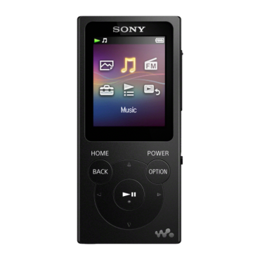 Цифровой музыкальный плеер Walkman®, Sony NW-E395 черный