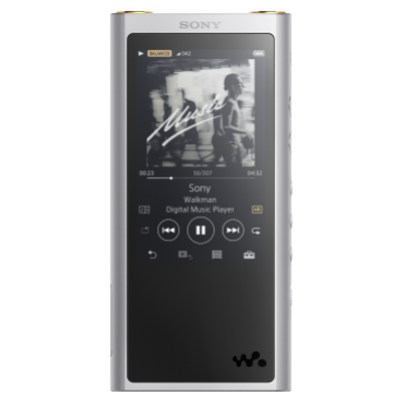 Плеер Walkman с поддержкой аудио высокого разрешения NW-ZX300, серебристый