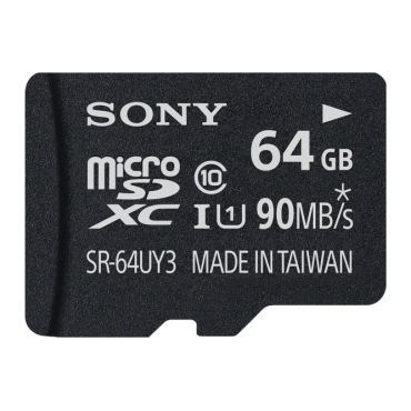 MicroSD Карта памяти Sony SR64UY3AT (Class10/UHS-1 U1) + SD-адаптер