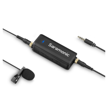 Saramonic LavMic адаптер с нагрудным микрофоном для камер и смартфонов (2 входа 3,5 мм)