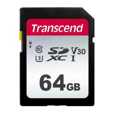 Карта памяти SD 64GB Class 10 U3 Transcend TS64GSDC300S