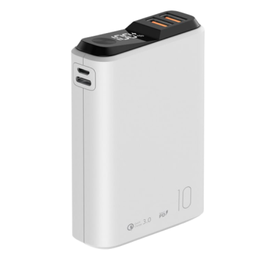 Зарядное устройство Power bank Olmio QS-10, 10000mAh, цвет белый