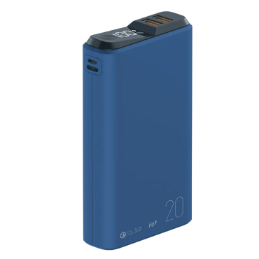 Зарядное устройство Power bank Olmio QS-20, 20000mAh, цвет синий