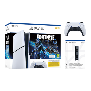 Игровая консоль PS5 Slim + геймпад + зарядная станция