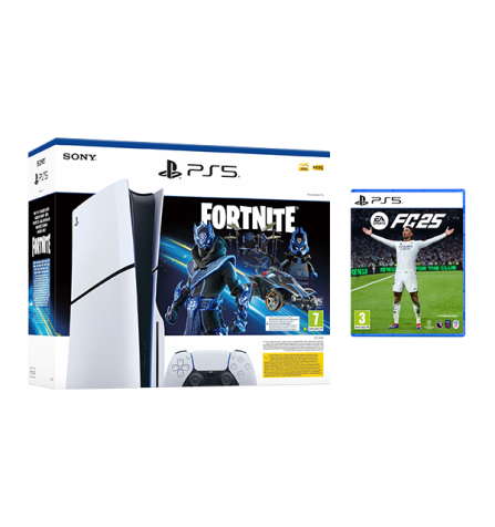 Комплект PlayStation 5 Slim Cobalt Star Bundle + игра FC 25 PS5 + геймпад DS5 белый