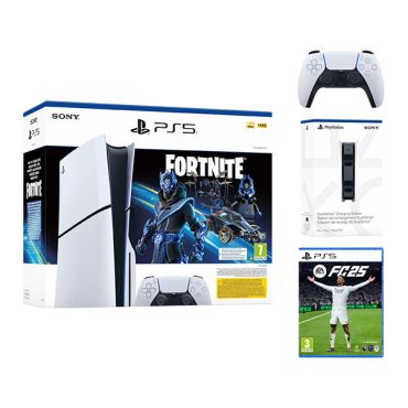 Игровая консоль PS5 Slim + геймпад + зарядная станция +FC25 PS5