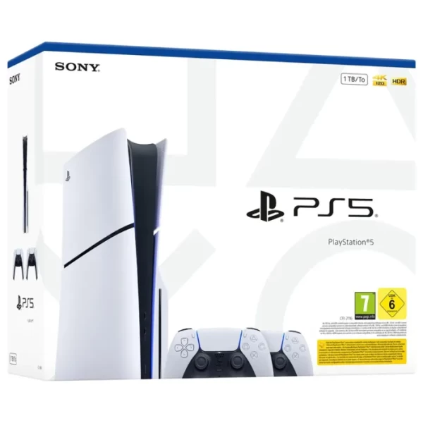 Игровая консоль PlayStation 5 Slim (CFI-2008A) + DS5 White