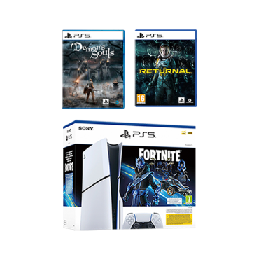Комплект PlayStation 5 Slim Cobalt Star Bundle + Returnal PS5 + Demon's Souls PS5